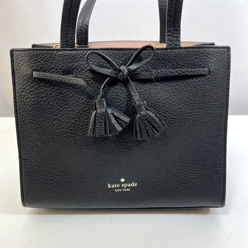 Kate‎ Spade Hayes Street Small Black Sam Satchel Bag